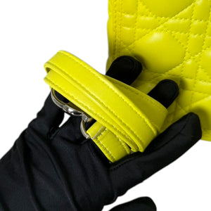 Lady Dior Medium Lambskin Yellow SHW