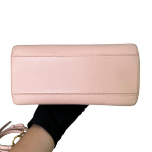 Peekaboo Iconic Satchel Mini Nappa Leather Nude GHW