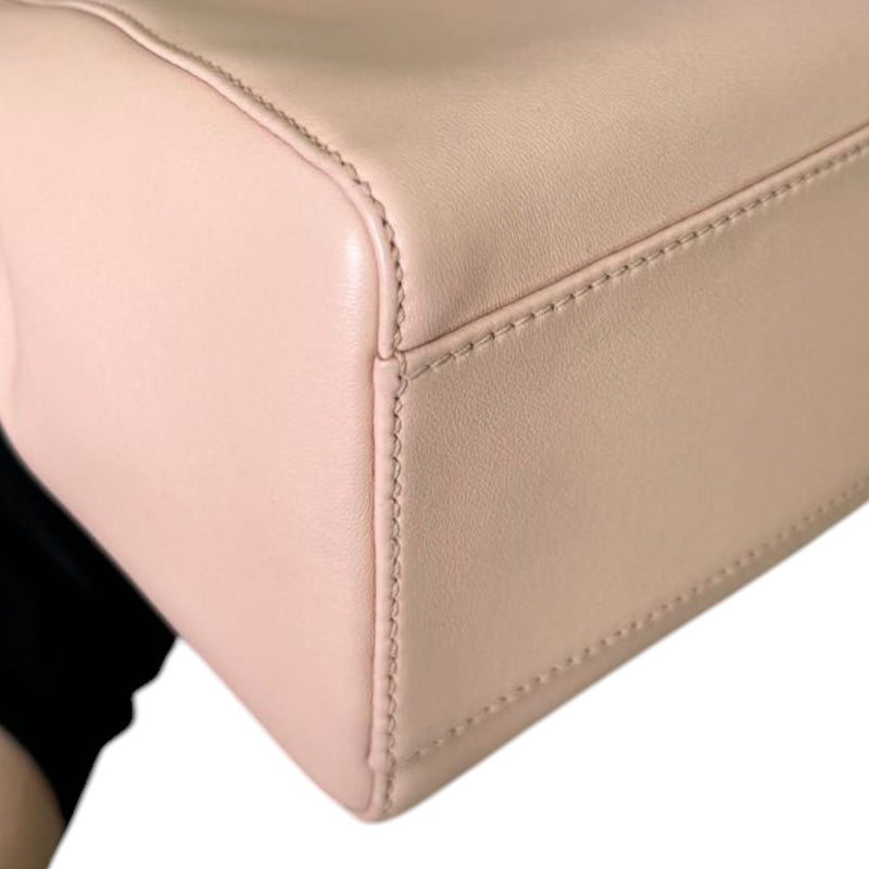 Peekaboo Iconic Satchel Mini Nappa Leather Nude GHW