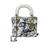 Lady Dior Mini Toile De Jouy Limited Edition Calfskin White GHW
