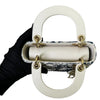 Lady Dior Mini Toile De Jouy Limited Edition Calfskin White GHW
