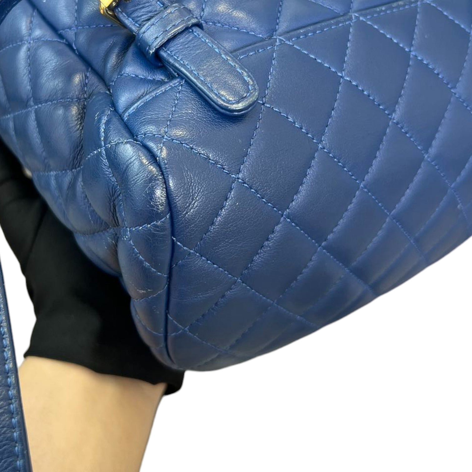 Chanel Urban Spirit Backpack Small Calfskin Quilted Blue GHW – Bag