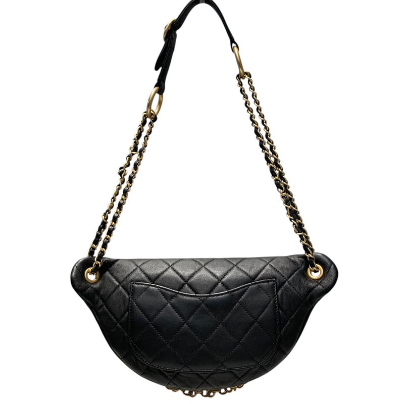 Chanel All About Chains Waist Belt Bag Lambskin Black GHW Bag Religion Chanel All About Chains Waist Belt Bag Lambskin Black GHW Bag Religion