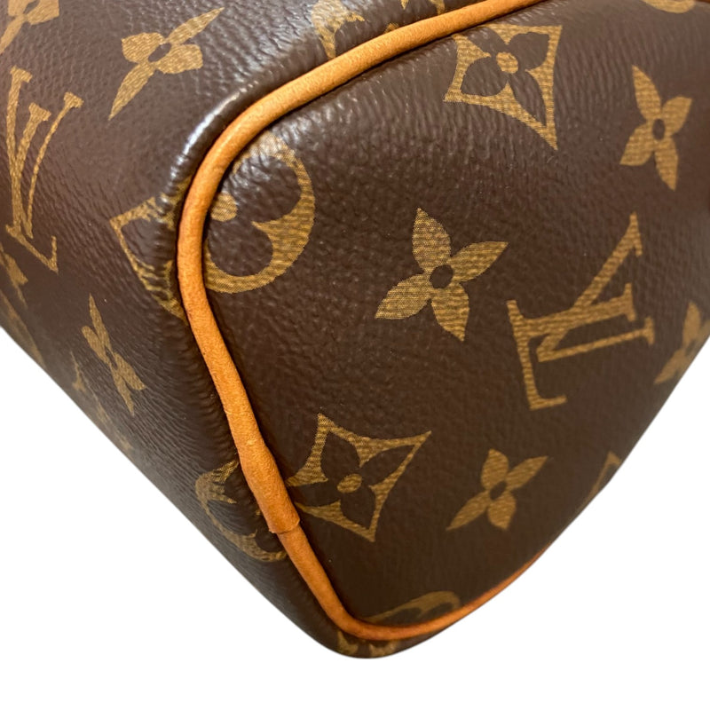 Nano Speedy Leather Monogram Brown GHW