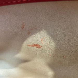 GG Marmont Shoulder Small Calfskin Matelasse Red GHW