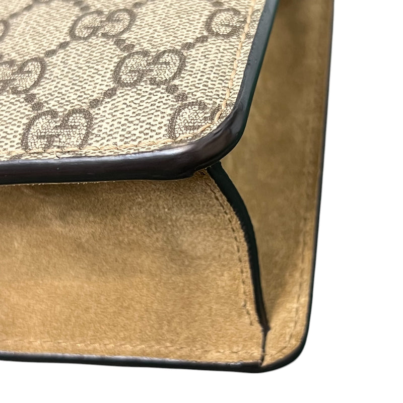 Dionysus Crystal Small GG Supreme Monogram Beige Taupe RHW