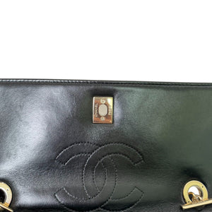 Trendy CC Flap Small Lambskin Quilted Black GHW