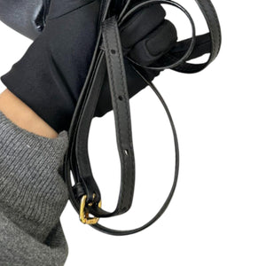 Peekaboo Iconic Satchel Mini Nappa Lambskin Leather Black GHW