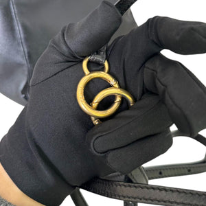 Peekaboo Iconic Satchel Mini Nappa Lambskin Leather Black GHW