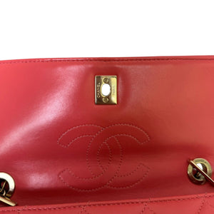 Trendy CC Flap Small Lambskin Quilted Pink GHW