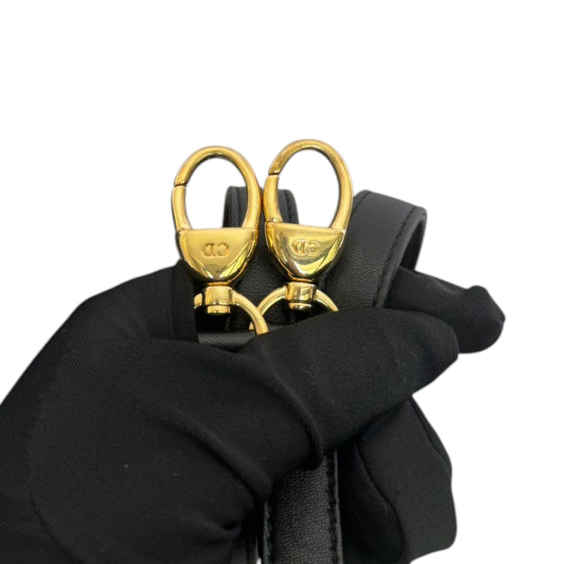 Lady Dior Medium Lambskin Quilted Black GHW