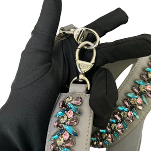 Lady Dior Medium Lambskin Cannage Grey SHW