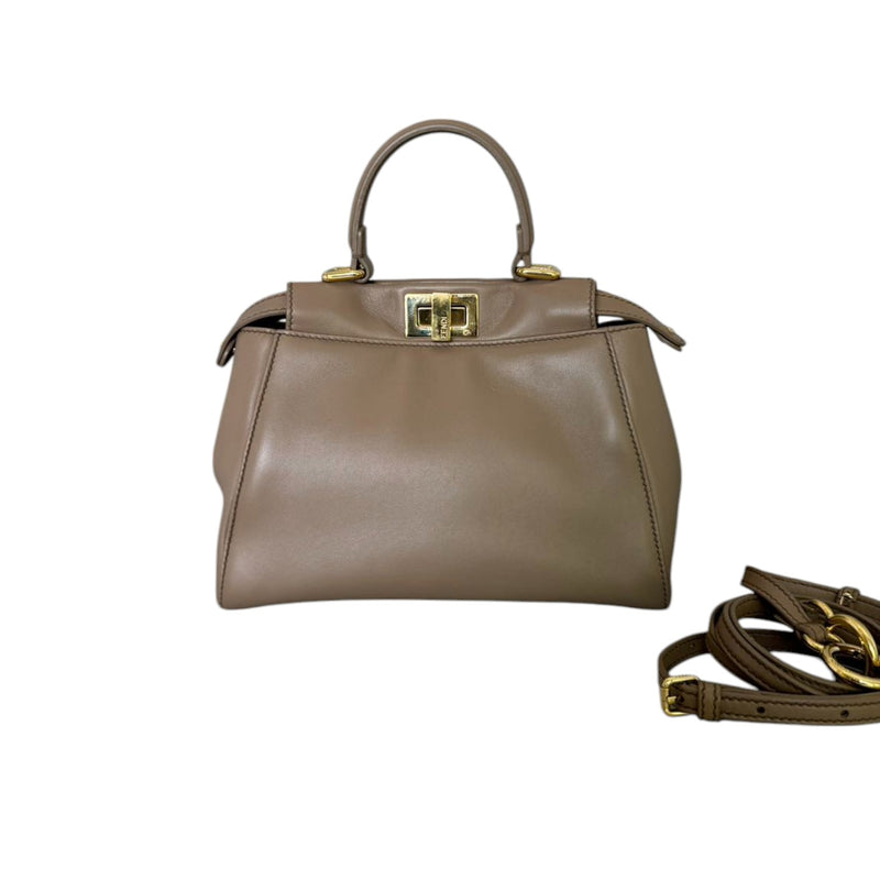 Peekaboo Mini Top Handle Nappa Beige GHW
