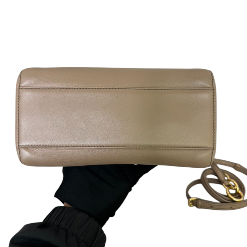 Peekaboo Mini Top Handle Nappa Beige GHW