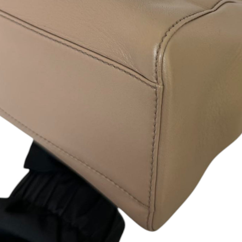 Peekaboo Mini Top Handle Nappa Beige GHW