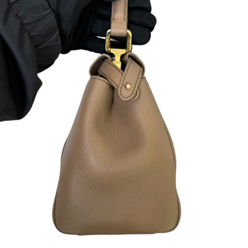 Peekaboo Mini Top Handle Nappa Beige GHW
