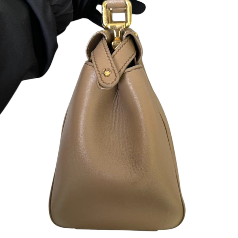 Peekaboo Mini Top Handle Nappa Beige GHW