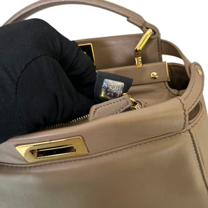 Peekaboo Mini Top Handle Nappa Beige GHW