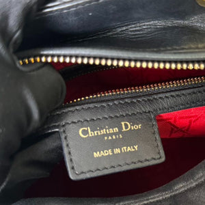 Lady Dior Large Lambskin Quilted Black GHW