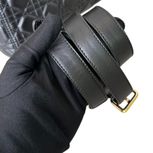 Lady Dior Medium Lambskin Cannage Black GHW