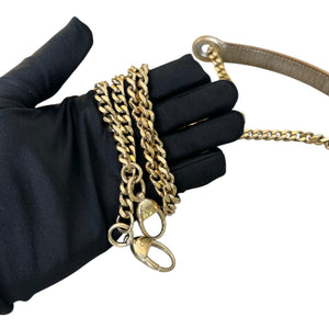 Lady Dior Mini Python Quilted Gold GHW