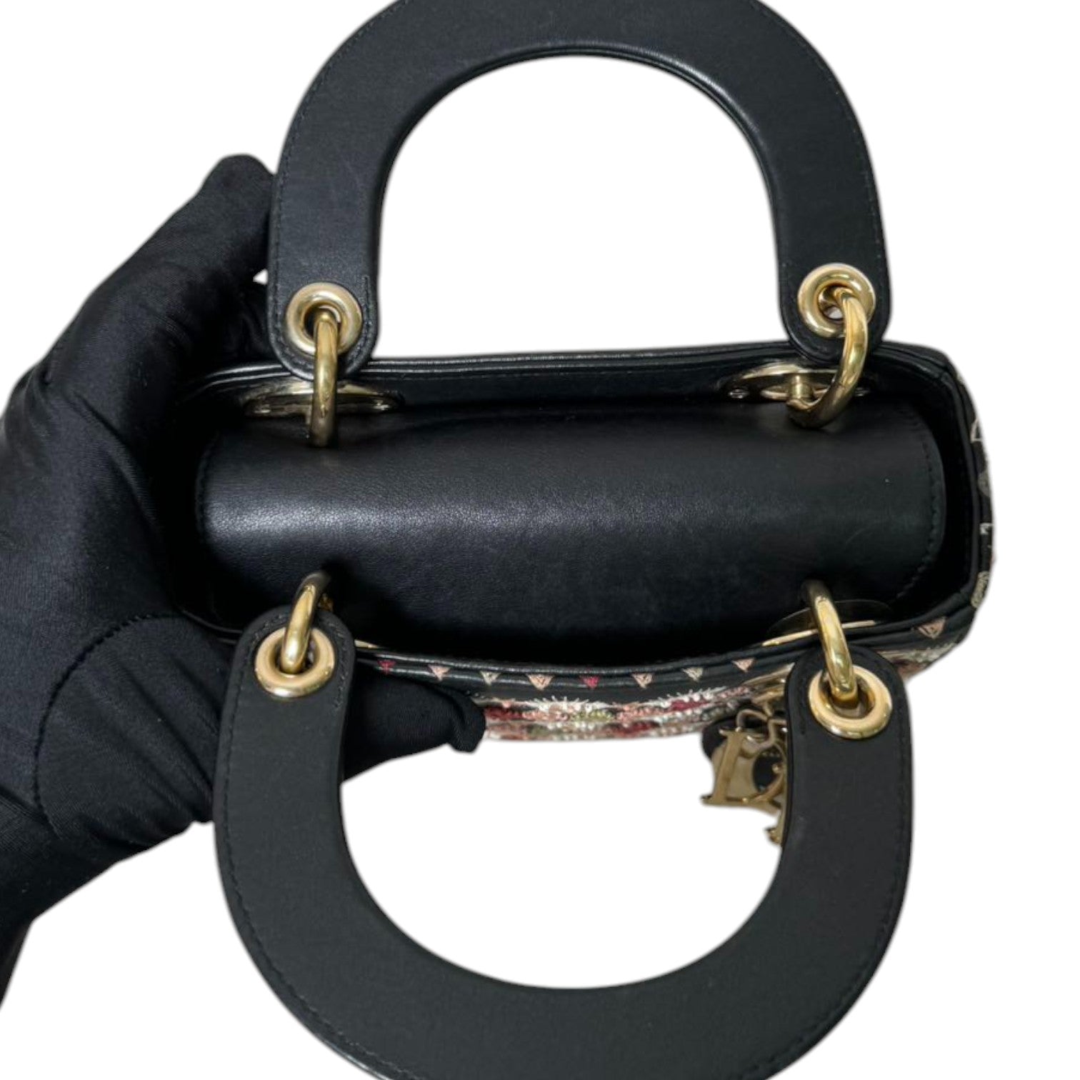 ★Dior★Lady Dior ミニバッグ Christian Dior Fuchsia Lambskin Mini Lady Dior Bag