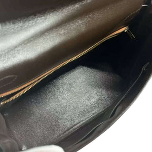 Vintage Kelly Retourne 28 Box Calfskin Chocolate GHW