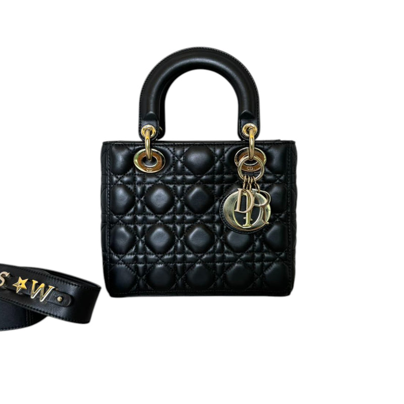 My ABCDior Lady Dior Small Lambskin Black GHW