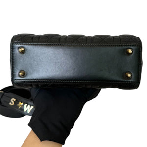 My ABCDior Lady Dior Small Lambskin Black GHW