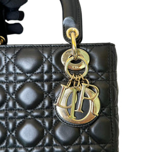 My ABCDior Lady Dior Small Lambskin Black GHW