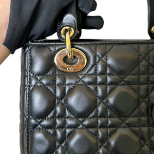 My ABCDior Lady Dior Small Lambskin Black GHW