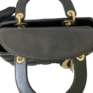 My ABCDior Lady Dior Small Lambskin Black GHW
