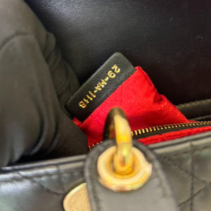 My ABCDior Lady Dior Small Lambskin Black GHW