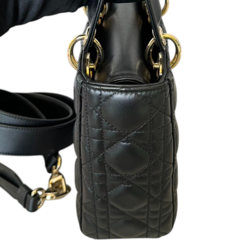 My ABCDior Lady Dior Small Lambskin Black GHW