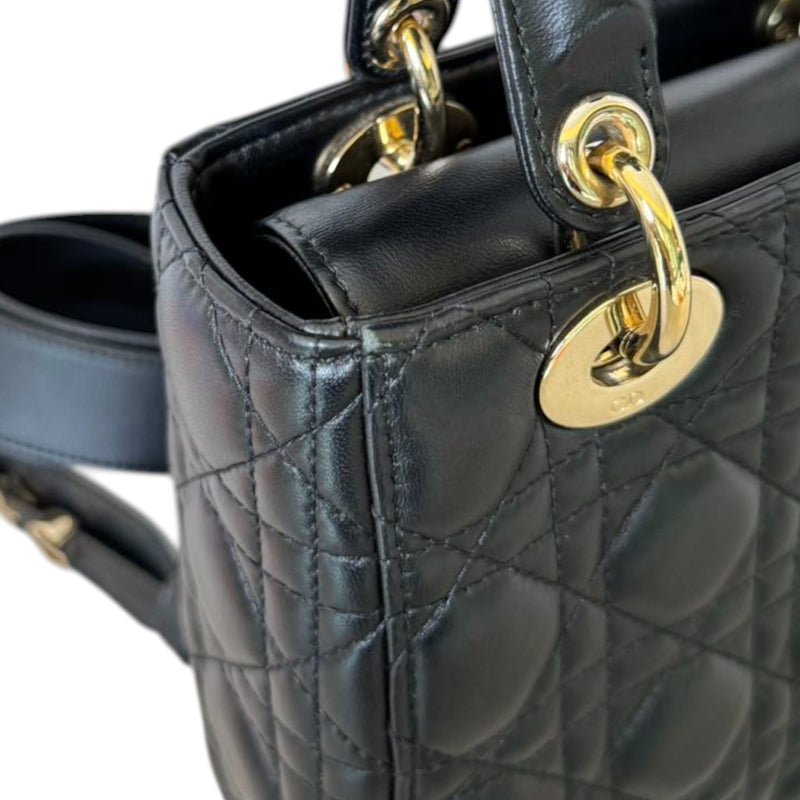 My ABCDior Lady Dior Small Lambskin Black GHW