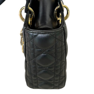 My ABCDior Lady Dior Small Lambskin Black GHW