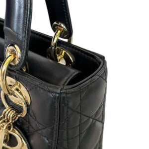 My ABCDior Lady Dior Small Lambskin Black GHW