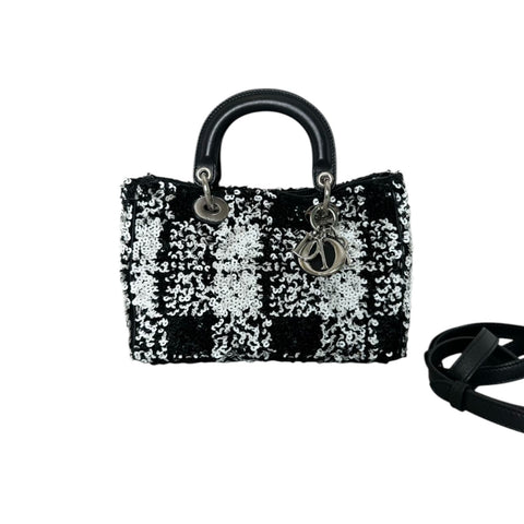 Zucca Embossed Leather Satchel White