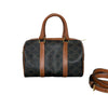 Zucca Embossed Leather Satchel White