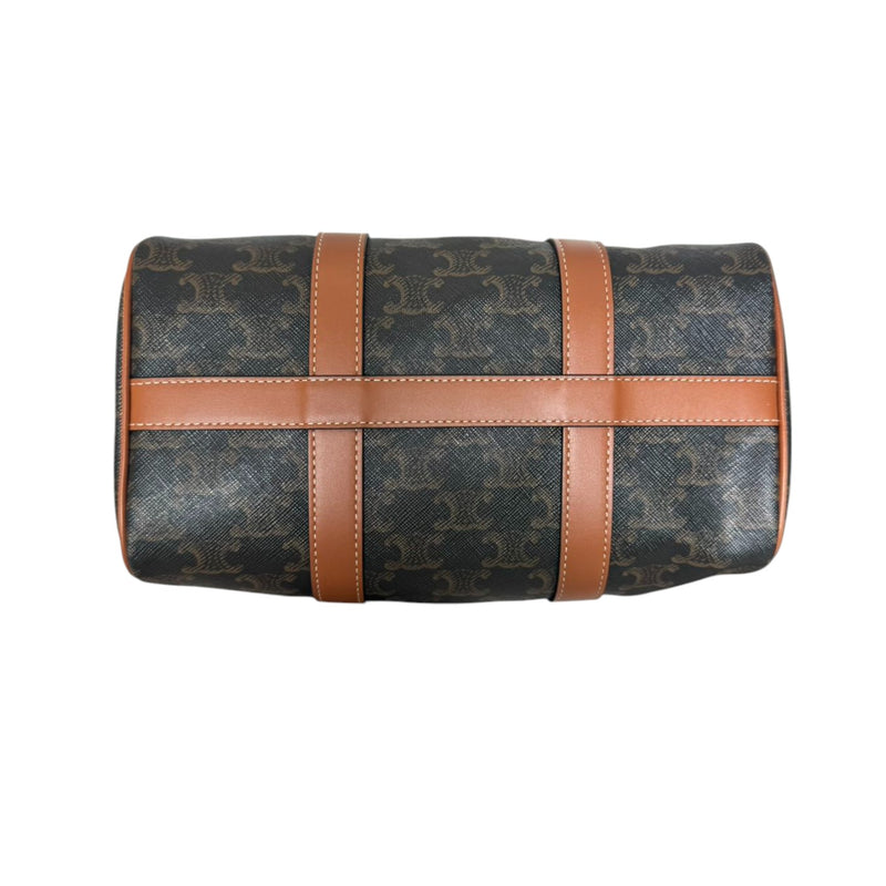 Boston Triomphe Canvas Calfskin Tan GHW