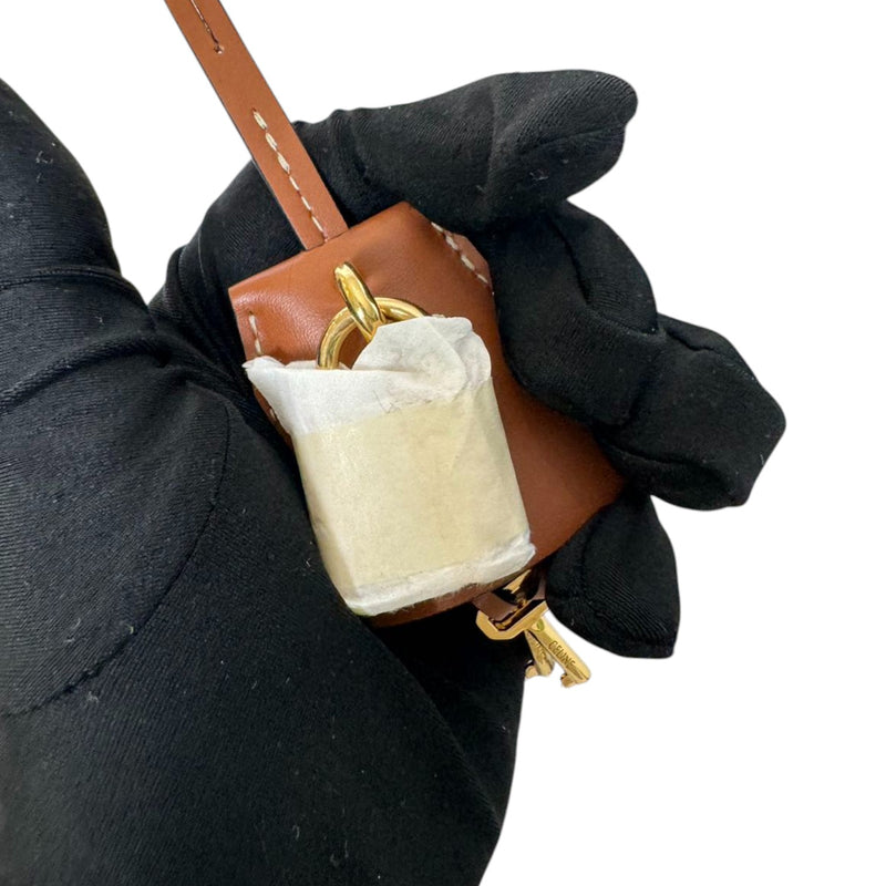 Boston Triomphe Canvas Calfskin Tan GHW