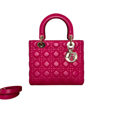 19 round clutch with chain Pink