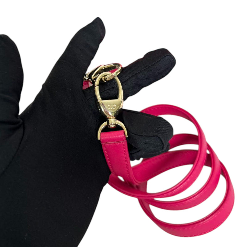 Lady Dior Medium Lambskin Quilted Pink GHW
