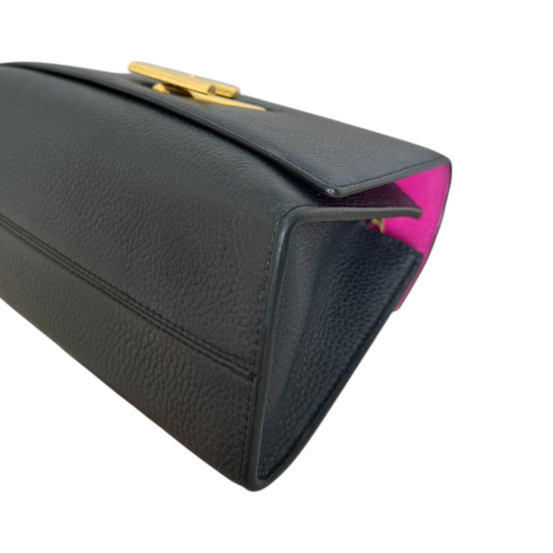 Twist One Handle PM Taurillon Black GHW