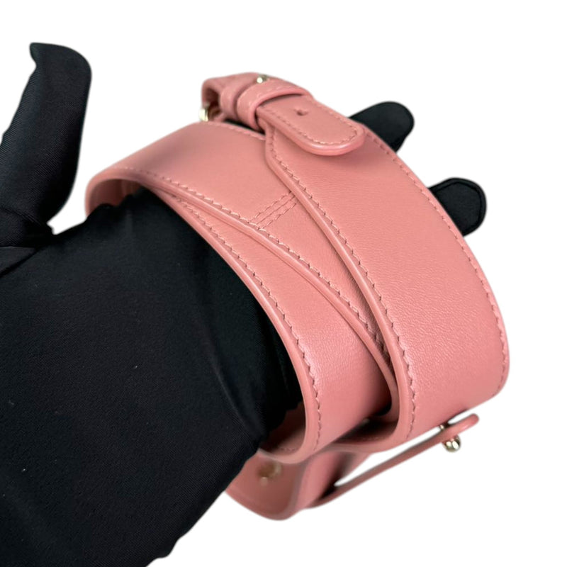 Lady Dior Small Lambskin Cannage Pink GHW