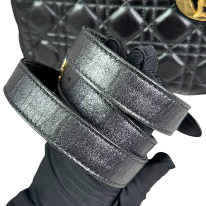 Lady Dior Medium Lambskin Quilted Black GHW