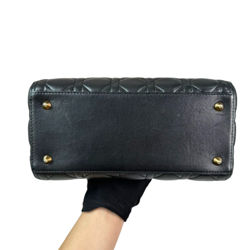 Lady Dior Medium Lambskin Black GHW