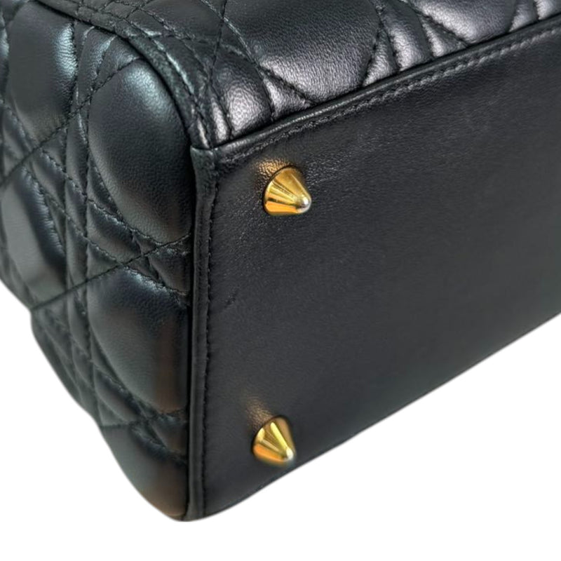Lady Dior Medium Lambskin Black GHW