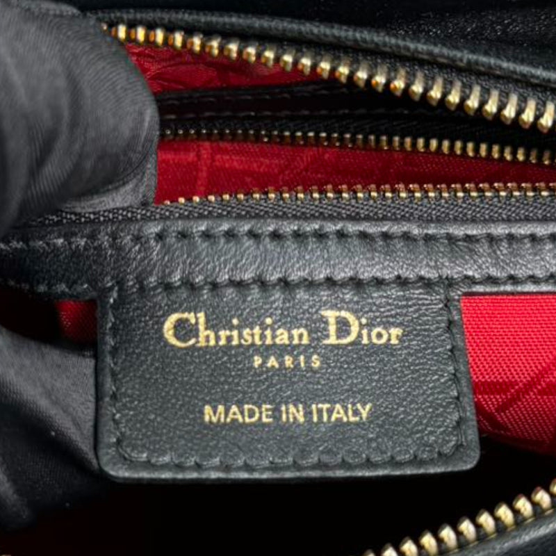 Lady Dior Medium Lambskin Black GHW