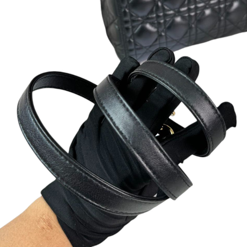 Lady Dior Medium Lambskin Black GHW